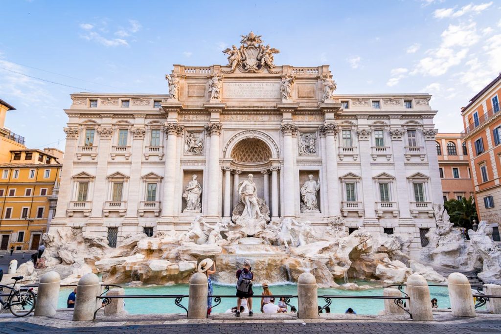 Trevi Fountain in Rome, Italy