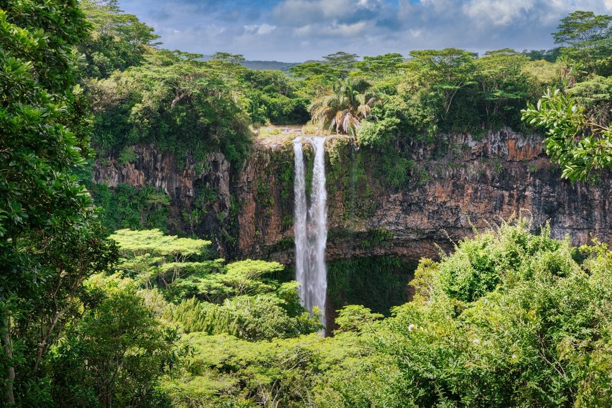 Chamarel waterfall