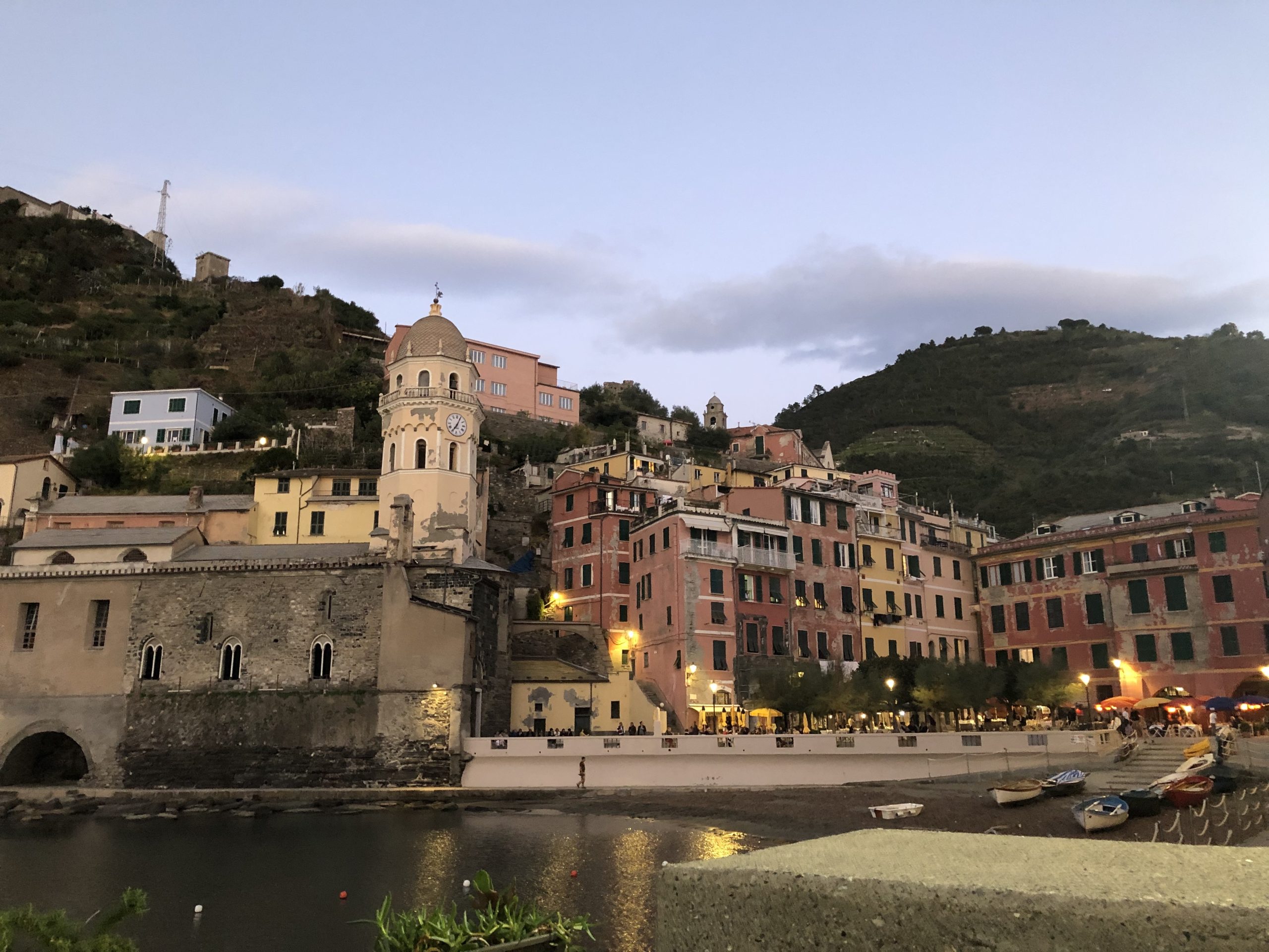 Sunset in Cinque Terre