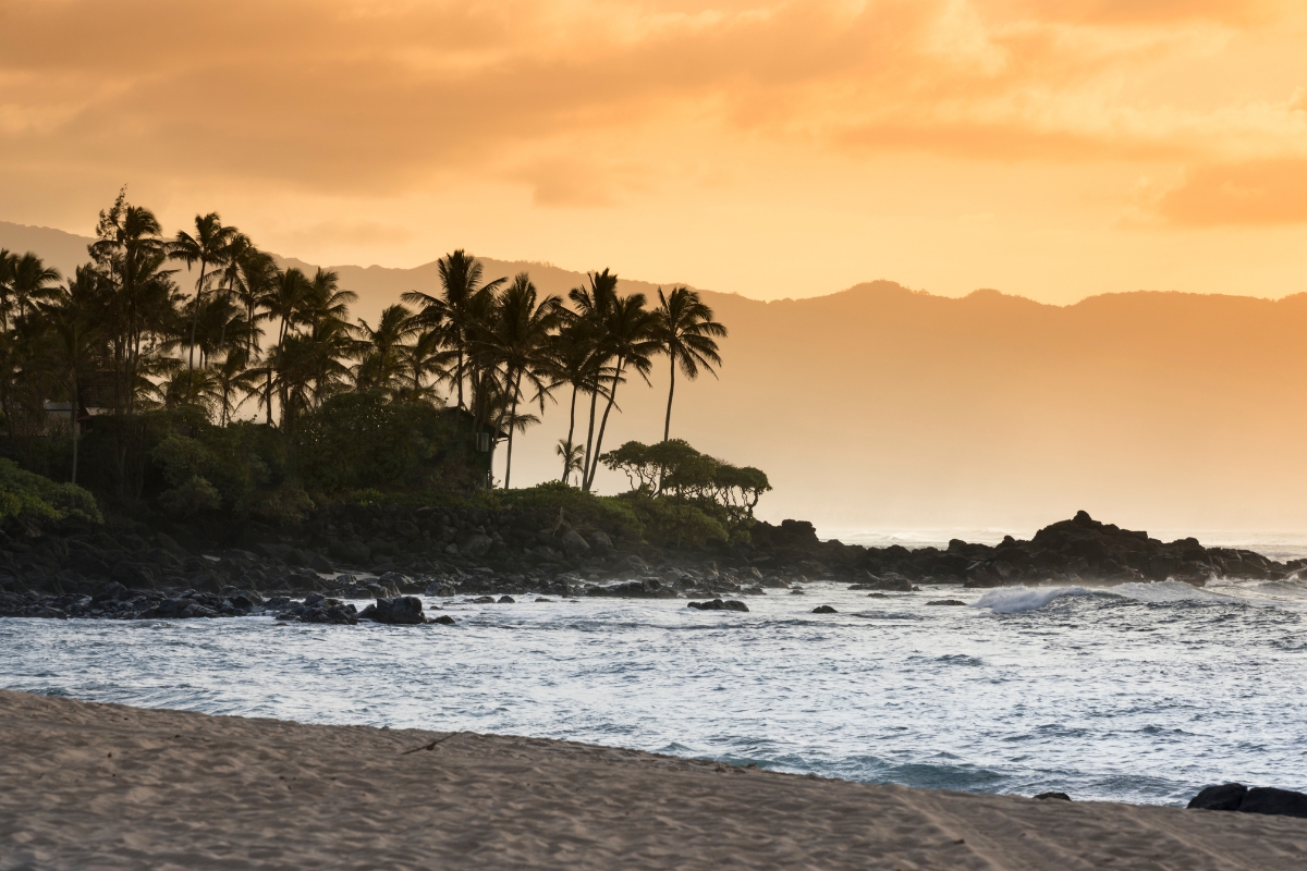 Waimea Bay Beach Park in Hawaii