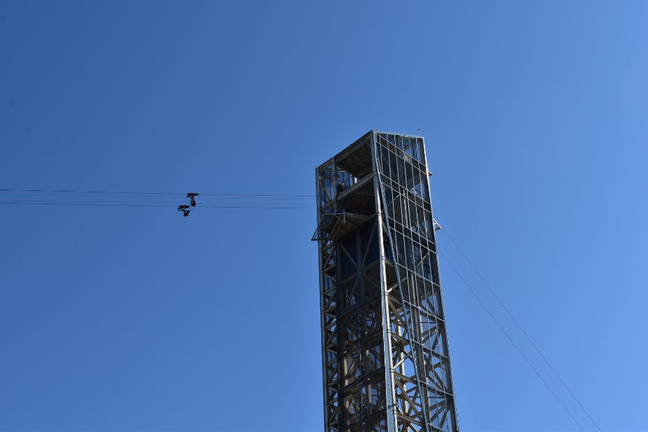 Zip Line Entrance At Nami Island