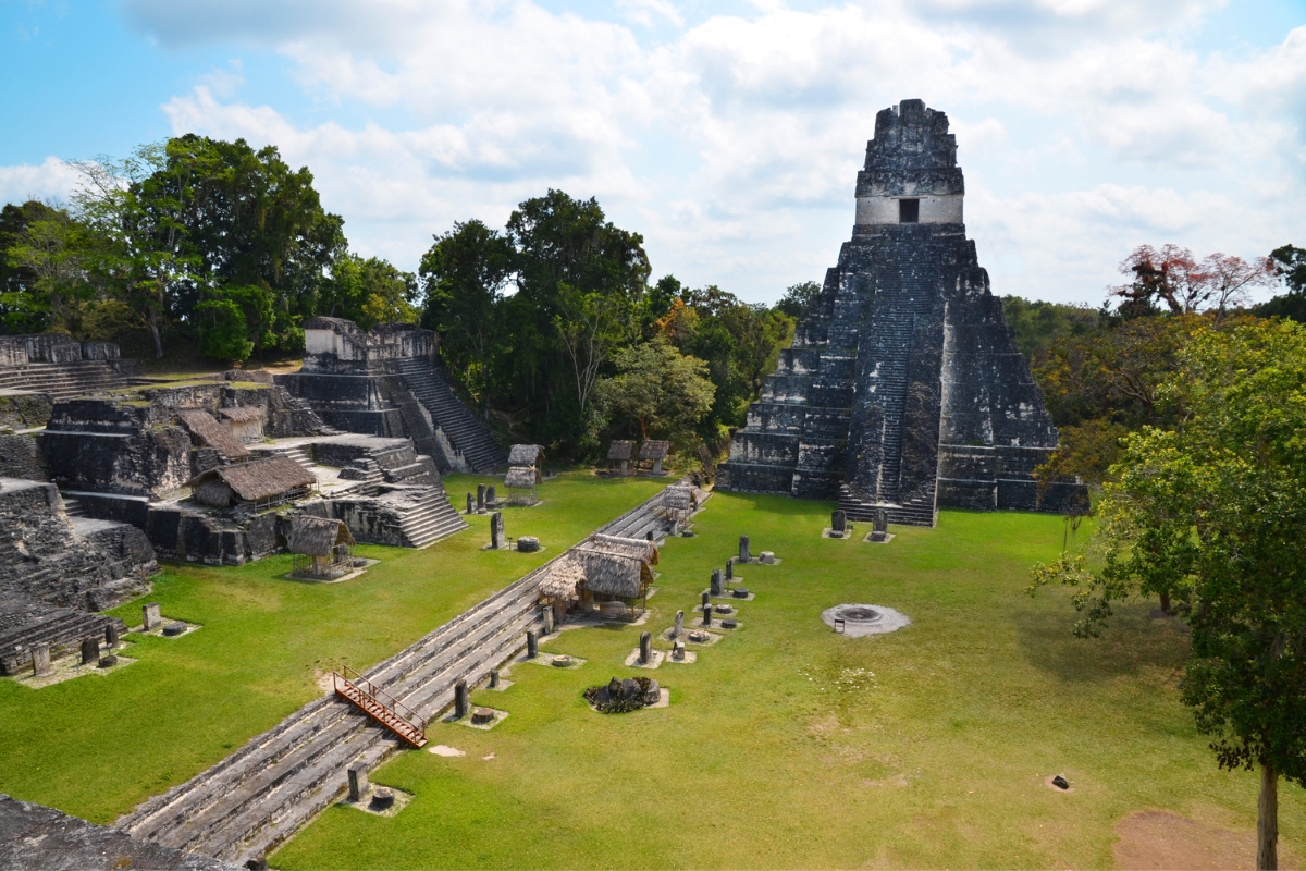 Tikal temple in Guatemala