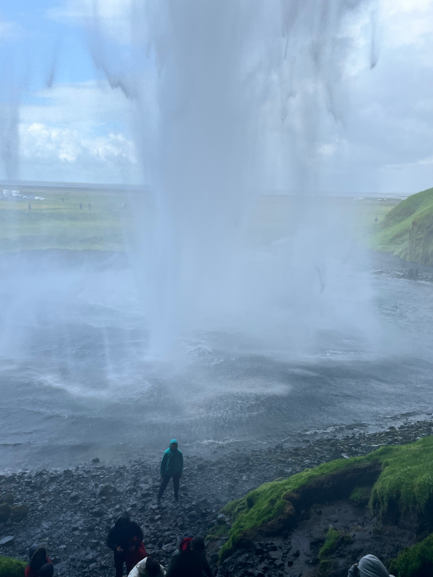 Behiind Seljalandsfoss