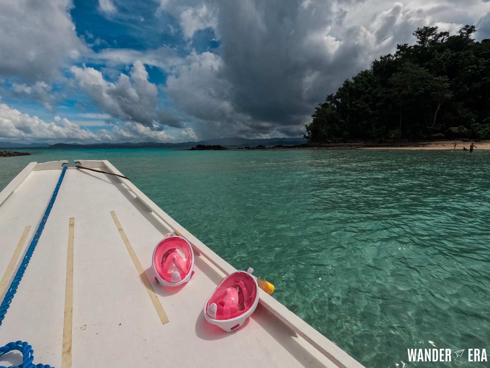 Snorkeling in Port Barton