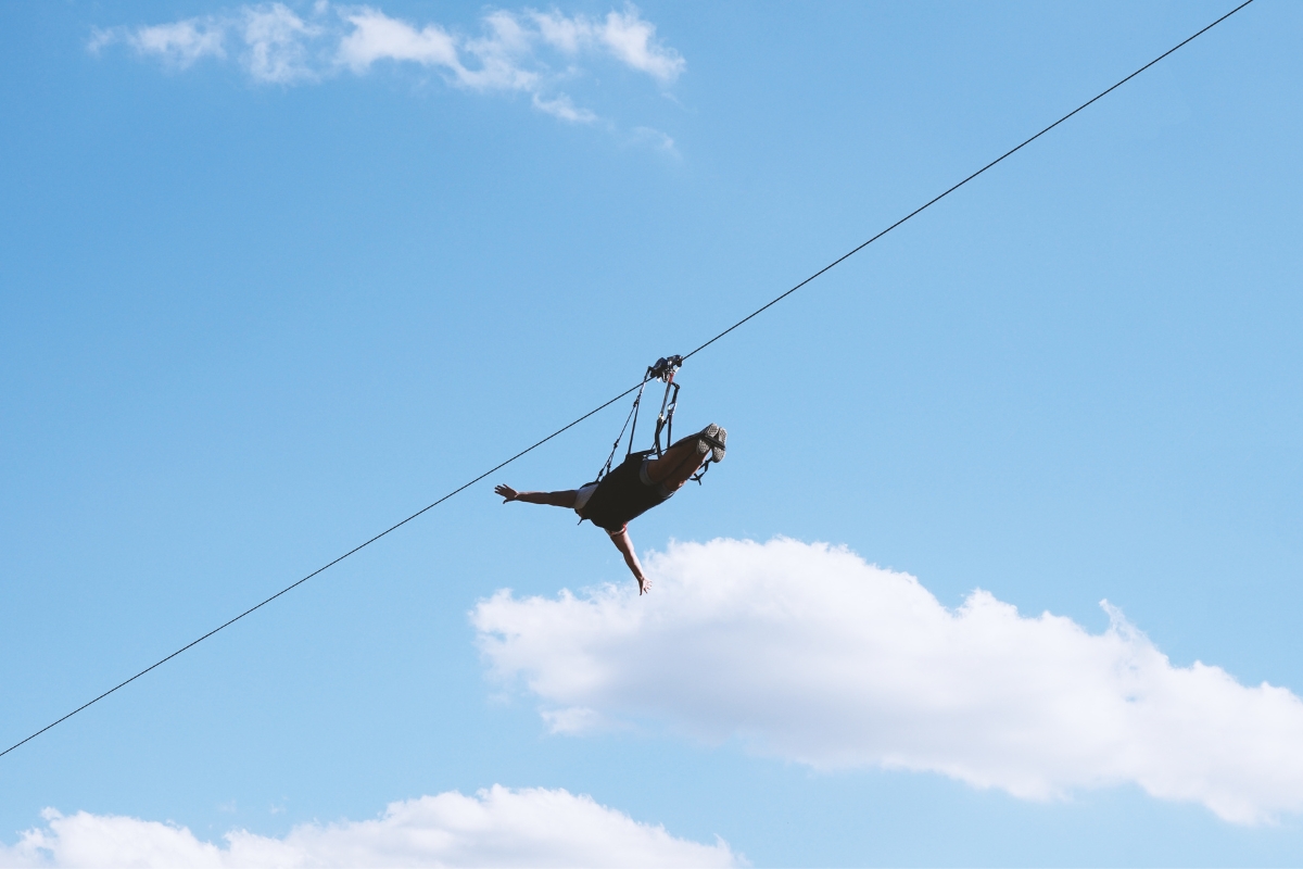 Ziplining in Maui